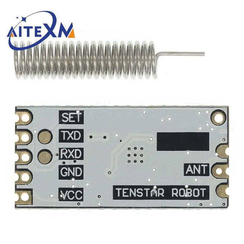 2PCS/5PCS HC-12 433Mhz SI4438 Wireless Serial Port Module 1000m With Antenna Replace Bluetooth