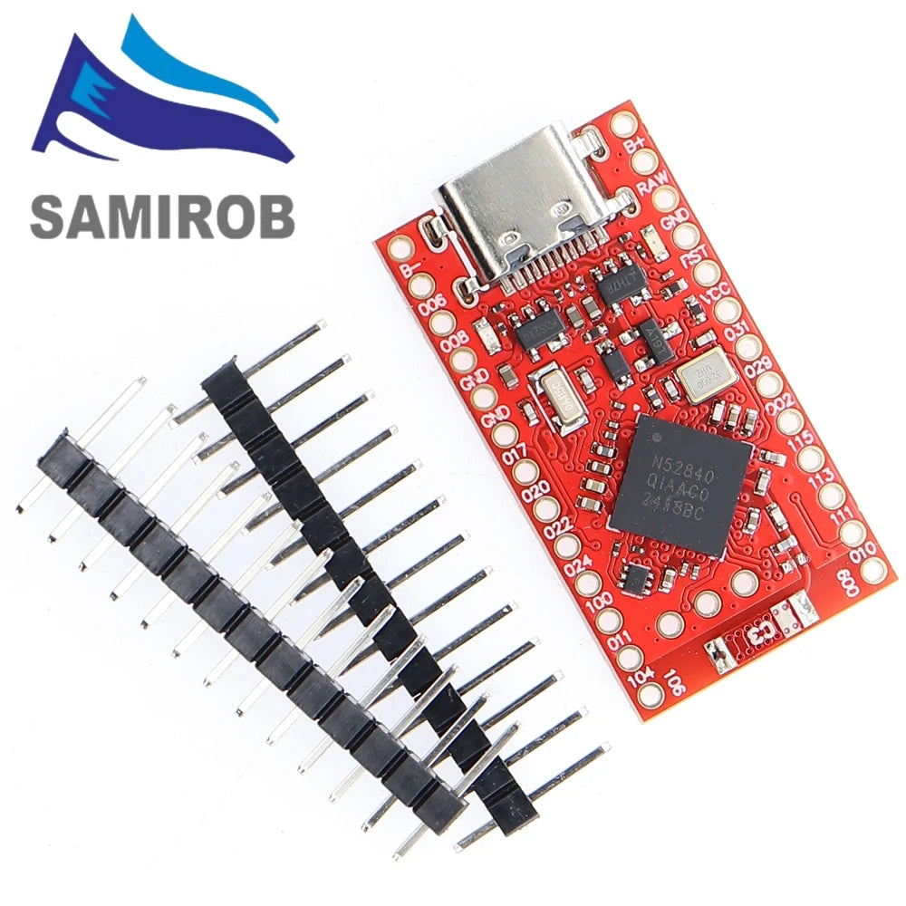 NRF52840 Development Board Compatible With Nice! Nano V2.0 Bluetooth Split keyboard Pro Micro Red Board For Arduino