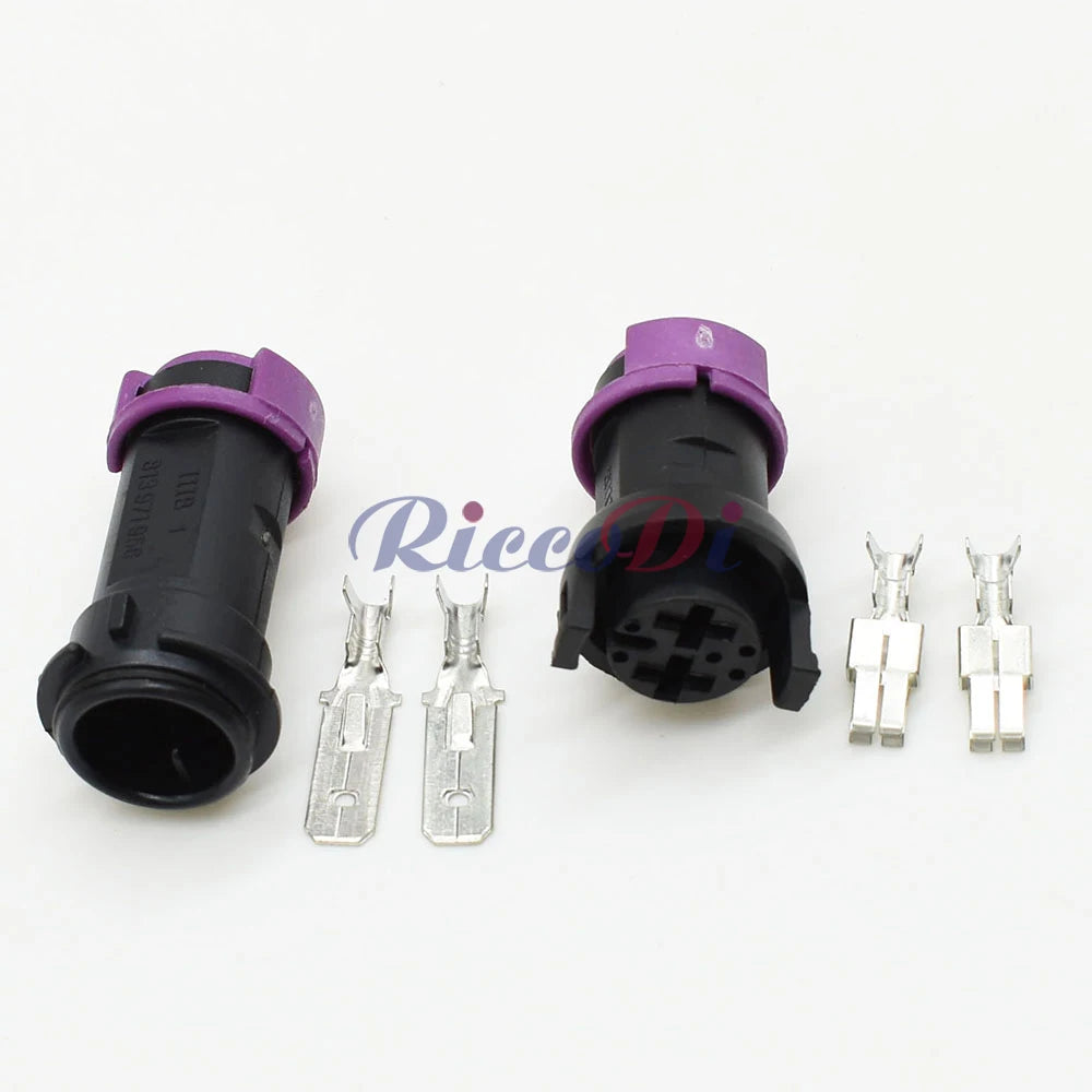 1 Set 813972926 813972923 2 Pin Male Female Circular Waterproof Fog Lamp Plug Connector For Car Toyota Mazda Rx7