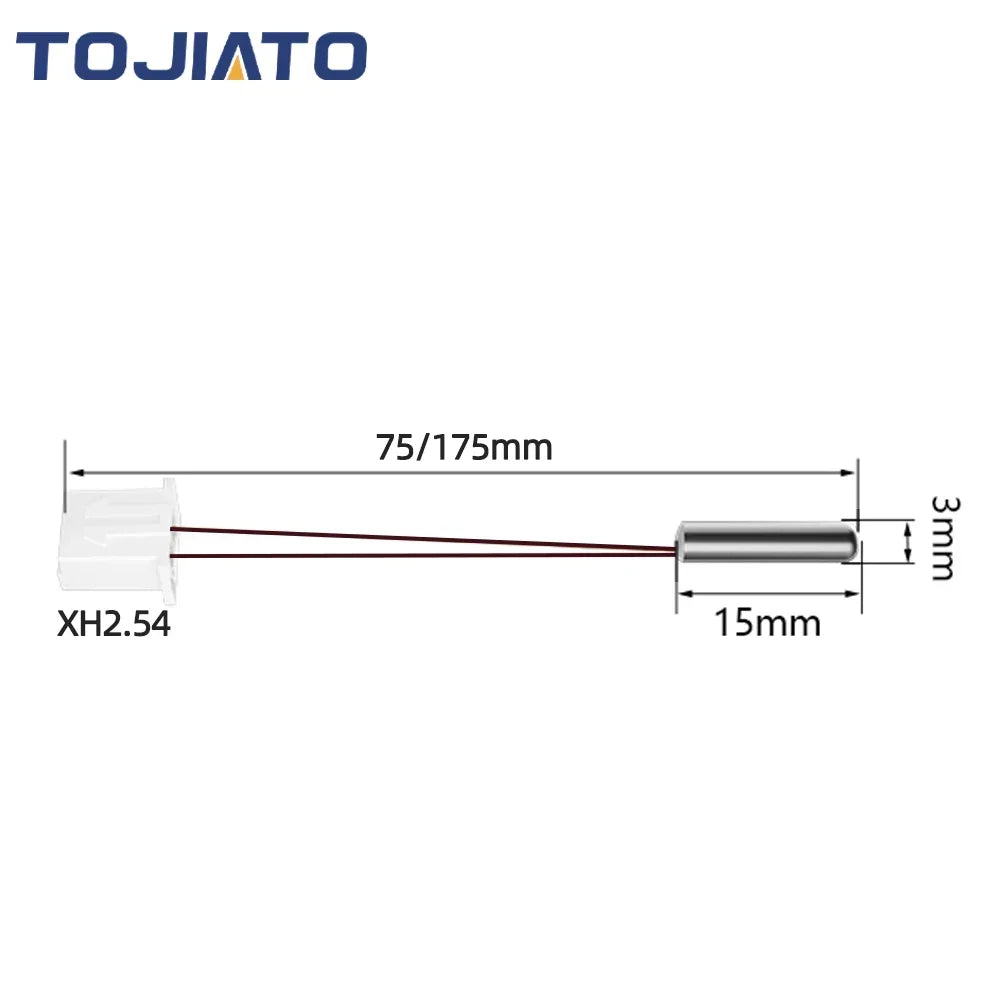 NTC100K 3950 Thermistor Temperature Sensor High Temperature Filament Hotend Kit For CR6 SE/CR-6 VORON Series 3D Printer Parts