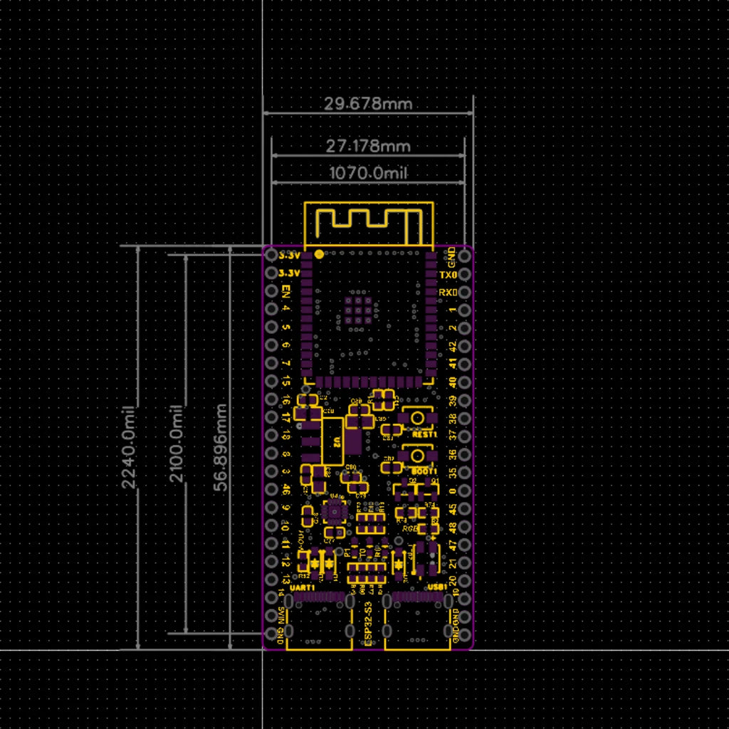ESP32-S3 Wifi BT Module Development Board for Arduino IDE ESP32-S3 N16R8 44Pin Type-C 16MB Flash 8M PSRAM ESP32 S3