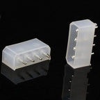 10/50Pcs 5.08mm IDE Connector 4P Straight Hollow Needle PCB Solder Molex Big IDE 4P ATX Power Socket