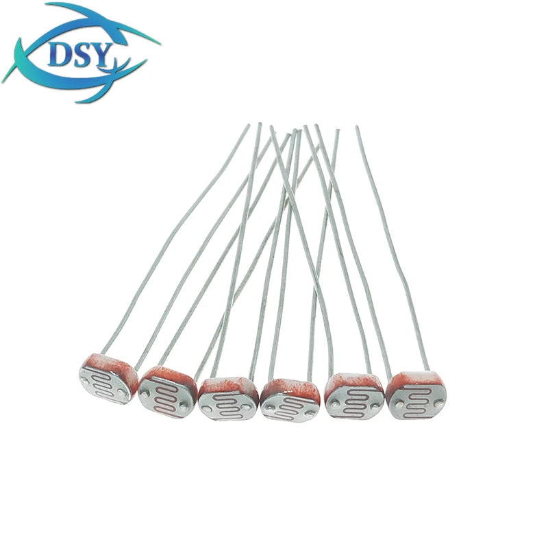5PCS Photoresistor GL5506/5516/5528/5537/5539/5547/5549 LDR Light Detection Switch Sensor DIY 5506 5516 5528 5537 5539 5547 5549