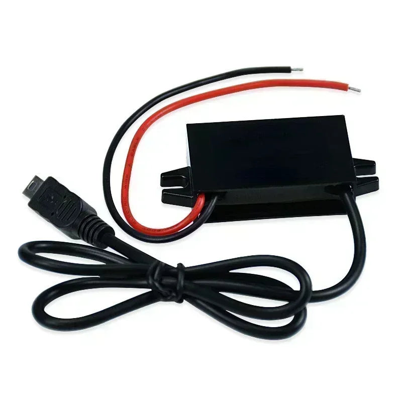 DC-DC 12V 24V 48V 60V 72V 90V To 5V 3A Voltage Regulator Power Supply Buck Module Dual USB Type-C Micro USB Output Power Adapter