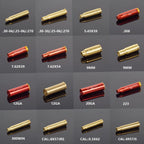 12GA 20GA .308 .223 5.45x39 7.62x39 9x19mm.338 Gauge Red Laser Bore Sighter Training Bullet Boresighter CAL Cartridge Caliber