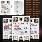 Solid State Relay SSR-40DA AC DC 10A/25A/30A/40A/50A/75A/80A/100A