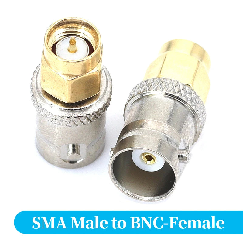 SMA Male Female to BNC Male Female Adapter SMA to BNC Connector for Wireless LAN Device, Coaxial Cable, Radio Antenna Adapt