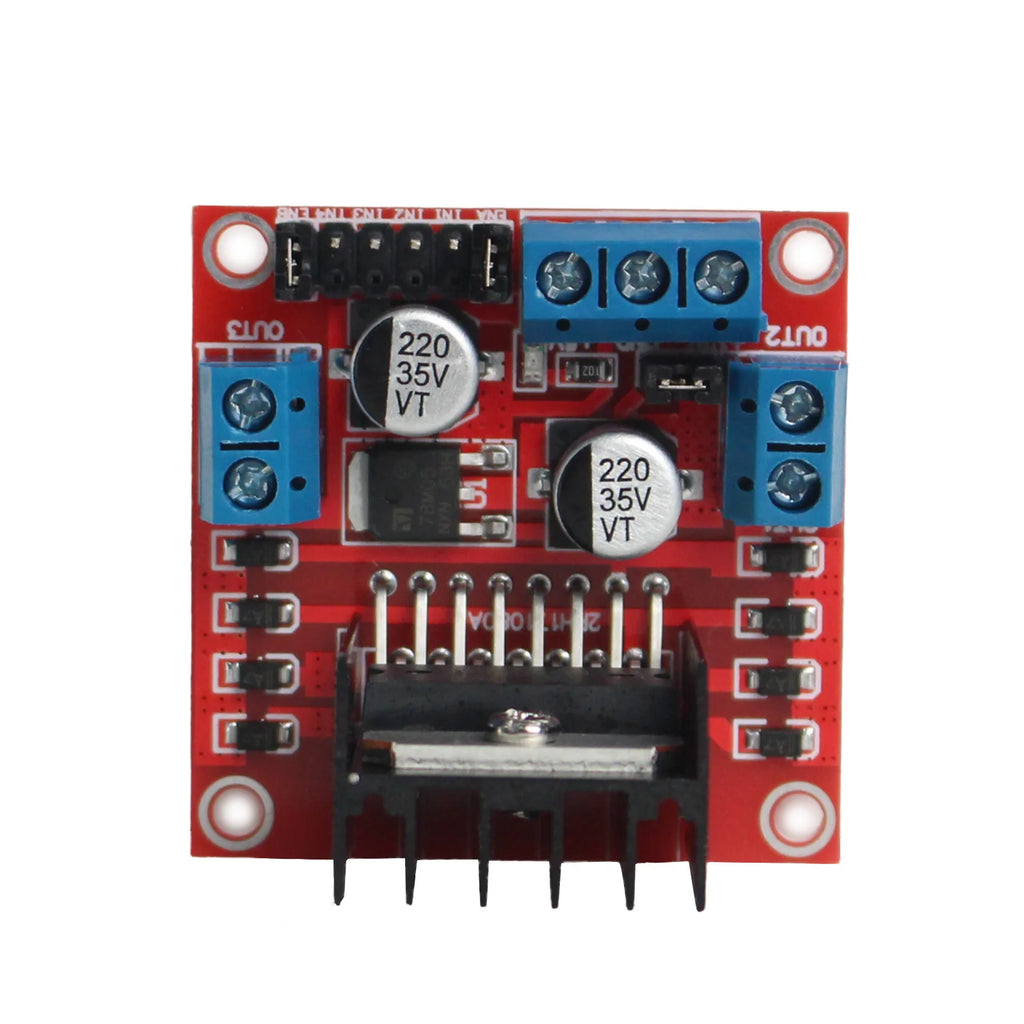 1-5pcs L298N Driver Board Module Stepper Motor Smart Car Robot Breadboard Peltier High Power L298 DC Motor Driver for Arduino