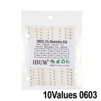 660pcs 200pcs 720pcs 4000pcs 0402 0603 0805 1206 1210 2512 smd resistor kit igmopnrq assorted kit 10k 100k 1k 1r 100r 220r 1% 5%