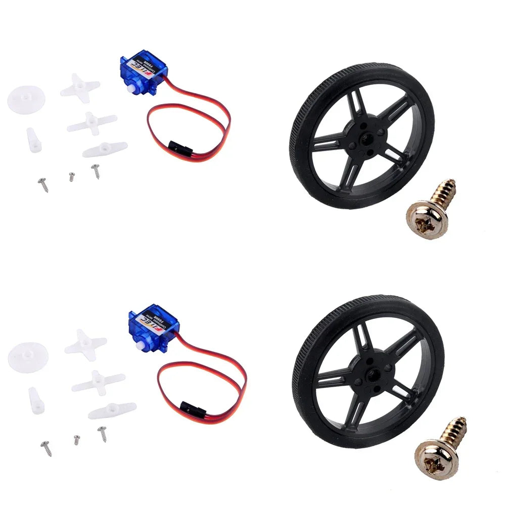 Feetech FS90R Mini RC Servo 360 Degree Continuous Rotation Micro Motor 4.8-6V 1.5KG Wheel for Smart Robot Microbit RC Car Drone
