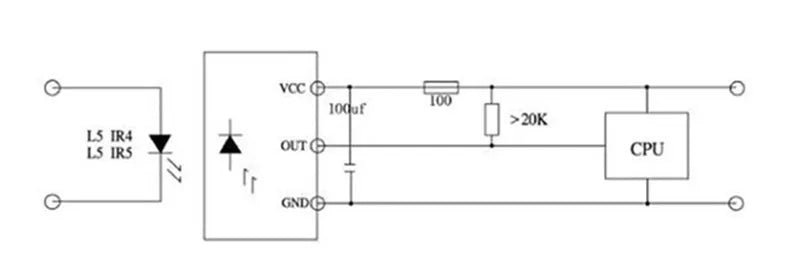 10-1000PCS Universal IR Infrared Receiver Sensor Module 1838 TL1838 VS1838B 38Khz Diode