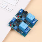5V/12V Delay Timer Relay Module - Normally Open Trigger with Vibration Sensor for Alarm & Automation〔YY26〕