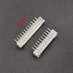 100Pcs JST PH 2.0mm Pitch Male Plug 2/3/4/5/6/7/8/9/10/12 Pin White Plastic Housing Header Right Angle PCB DIP Connector