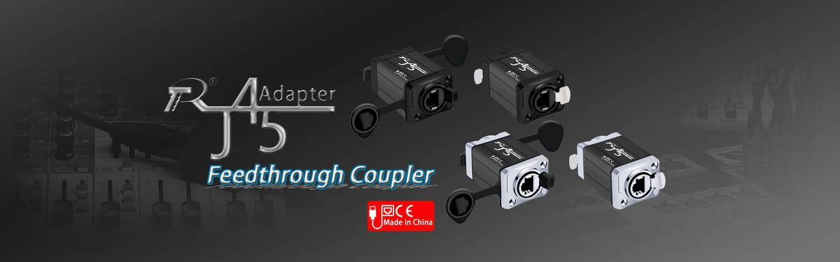 1pc New Arrival LED PowerCon AC Coupler Adapter Extender connector High quality Speakon Panel mount straight adapter