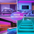 LED 5050 Light Strip 5M 10M 20M 30M RGB TV Background Light Bluetooth Control USB Game Room Family Party Decorative Light Strip