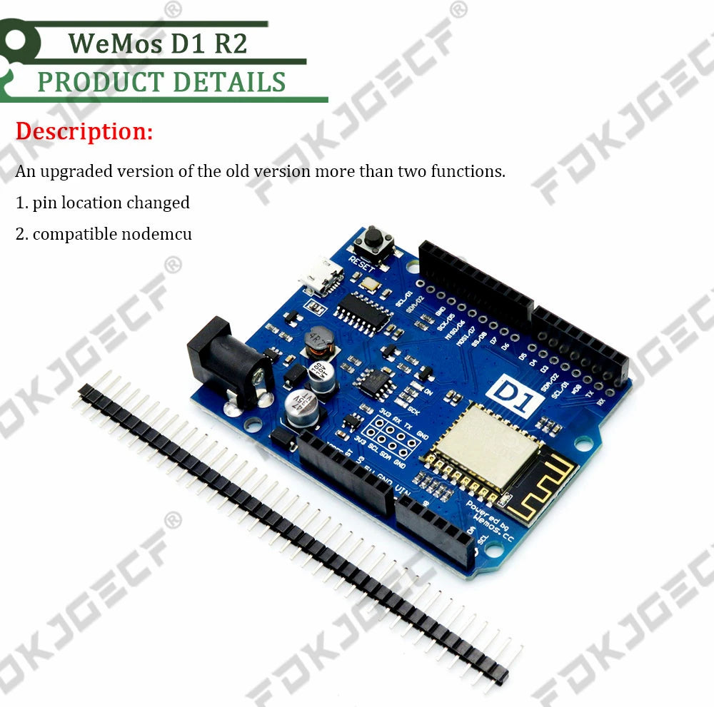 WeMos D1 R2 WiFi uno based ESP8266 for arduino nodemcu Compatible