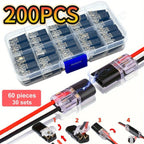 Premium Automotive Wire Connector Detachable Plug, No-Strip Quick Connect, Reliable Durable for Universal Electrical Connections