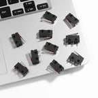 12Pcs Micro Limit Switch Straight Lever Precision Compact Mechanical Electronic Equipment Industrial Automation Small Push
