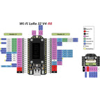 Super Sale 2PCS Heltec WiFi LoRa 32 V4-R8 Dev-Board ESP32-S3R8 SX1262 LoRa Node 0.96inch OLED WiFi BLE for Meshtastic and LoRa