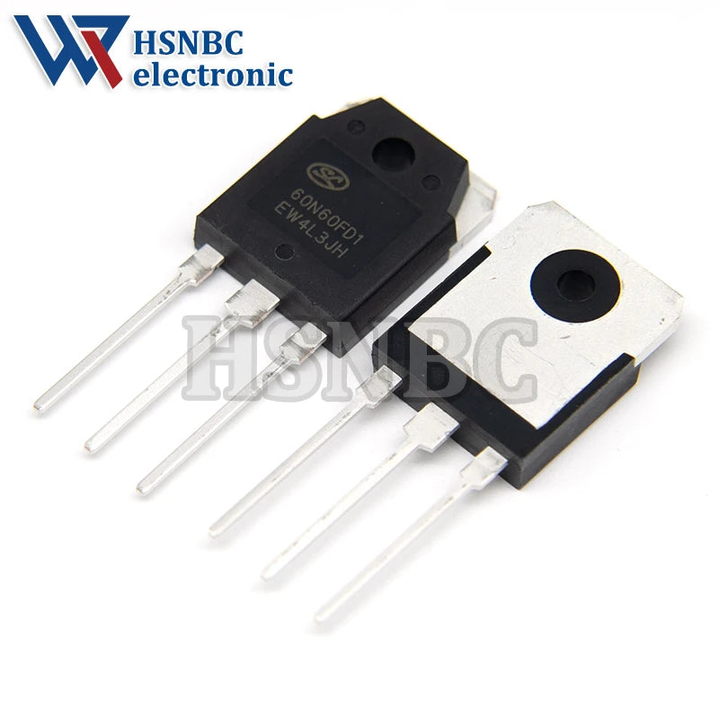 10PCS SGT60N60FD1PN TO-3P OR SGT60N60FD1P7 TO-247 SGT60N60FD1 60N60FD1 600V 60A IGBT Power Transistor 100% New Original
