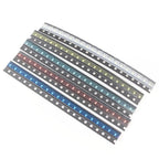 5 Colors SMD LED Light Emitting Diode Assortment Kit - 100pcs 0603/0805/1206/1210/5050/5730 Miniature LED Diodes