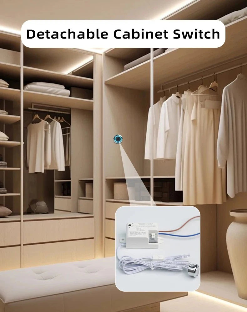 220V 100W LED  Touch Sensor/Door Sensor Gesture Sensor Switch Suitable for cabinet furniture gesture sensor  smart home switch