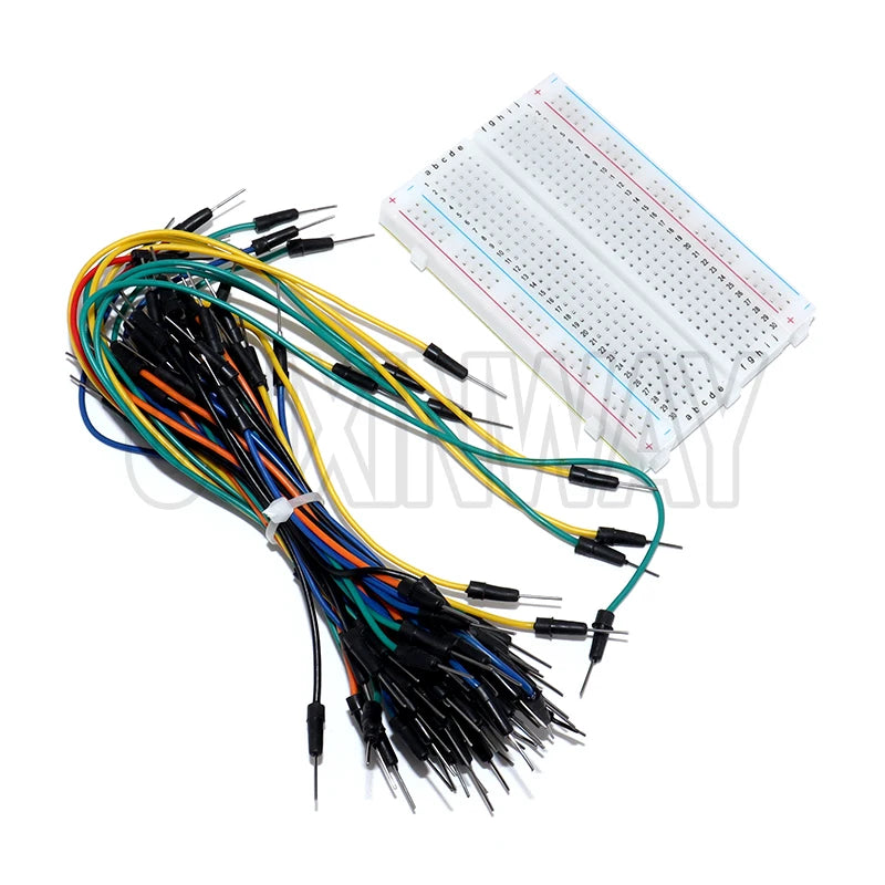 MB-102 Breadboard 400 830 Points Solderless PCB Bread Board Jumper Wire Cable Prototype Board DIY for Arduino Kit