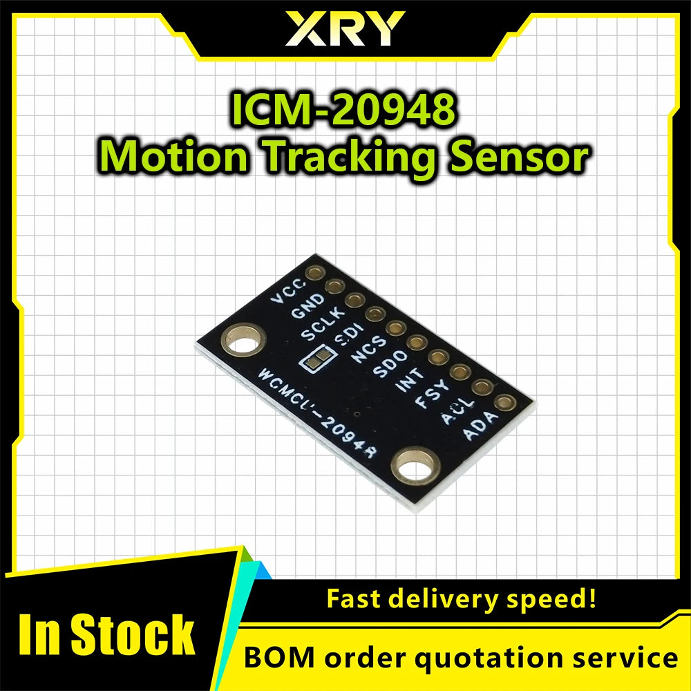 XRY ICM-20948 Sensor Module 9 Axis MEMS Motion Tracking Device Sensor Low Power Integrated Circuits ICM20948