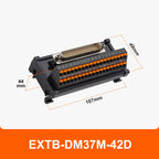 ENMG Direct Insertion 8A 300V DB9 Serial Terminal Block 9 pole 15db25 37 44 50 78 pin male female terminal block rail type D-SUB