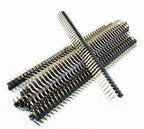20pcs 2.54mm 1x40P Right Angle Extended Extra Long Pin 90d R1 R2 Optional Gold Single Row Breakable PCB Male Header Connector