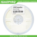1reel 1206 50V SMD Thick Film hjxrhgal Chip Multilayer Ceramic Capacitor 0.5pF-100uF 10NF 100NF 1UF 2.2UF 4.7UF 10UF 1PF
