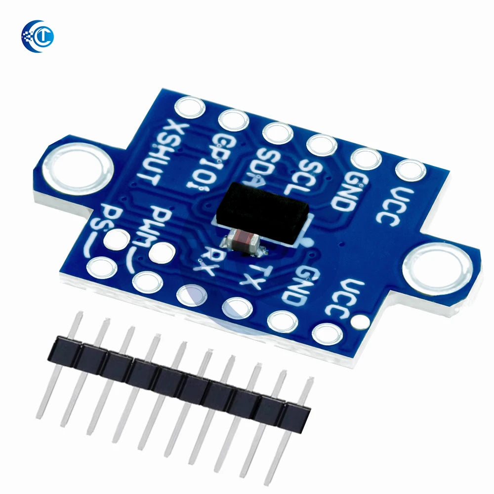 GY-53 VL53L0X High Precision ToF Laser Distance Sensor, 3V-5V Wide Voltage Module Compatible with for Arduino Projects