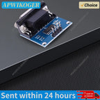 MAX3232 RS232 To TTL Serial Port Converter Module 3.3V-5.5V MAX232 Flashing Board TX RX VCC GND RS232 To TTL Brushboard