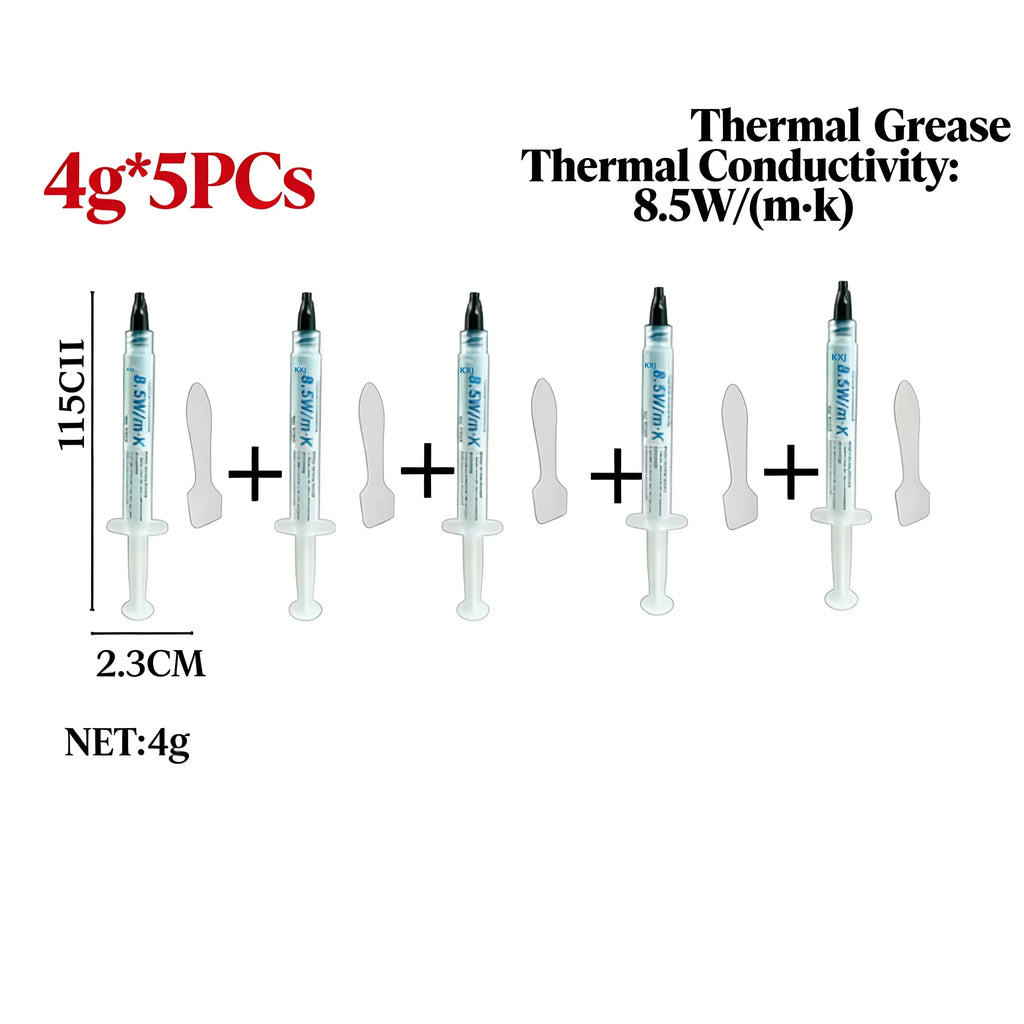 8.5w/m·k Thermal Paste Heat Conduction Compound Silicone Grease For Computer PC Laptop CPU GPU Video Card 4g Higher than