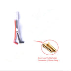 Hardcase Lipo Harness 2S JST XH Balance XT60 Tamiya Deans EC3 EC5HXT TrX Plug to 90 Degree 4.0/5.0mm Bullet Connector with Cover