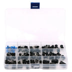 145Pcs 10uH to 10mH DIP Radial Power Choke Inductors Assorted Kit 4.7UH 10UH 22UH 33UH 47UH 68UH 100UH 220UH 330uh 470uh 680uh