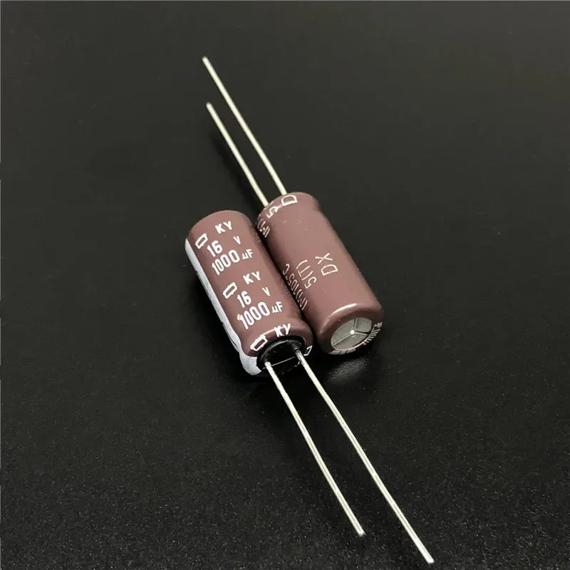 10pcs/100pcs 1000uF 16V NIPPON NCC 8x20mm KY Series Low ESR 16V1000uF motherbord Aluminum Electrolytic Capacitor