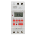 TM919BK  85~265V AC 30A LCD 7 Days Programmable Digital Timer Switches LCD Timer Switches