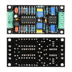 DC Single Supply 7-15V Dual-Channel Analog VU Meter Driver Board LMC660+LM358 Chip for Audio Tube Amplifiers Low Noise