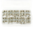 Promotion! 100Pcs Set 5x20mm Quick Blow Glass Tube Fuse Assorted Kits,Fast-blow Glass Fuses