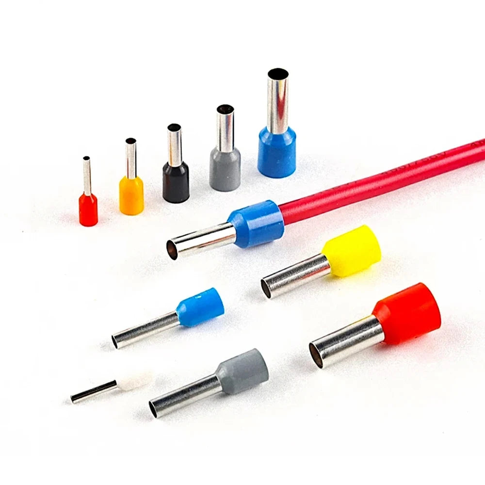Tube Terminal Boxed Cable Connector Wire Ferrule Terminal Kit - Parallel Wiring Function for Wire Ends