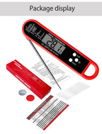 Digital Waterproof Meat Thermometer for Cooking Instant Read Food Thermometer for Grill BBQ with Accurate Temperature Display