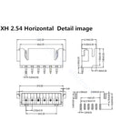 5sets GH1.25 SH1.0 JST1.25 PH2.0 XH2.54 SH/JST/ZH/PH/XH Horizontal / Vertical SMD Pin Header + Housing + Terminal Set 2.54mm