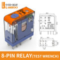 LANBOO J13A 12A/8A 12VDC/24VDC/220VAC Micro Voltage Plug-in Universal Intermediate Relay 5Pin/8Pin Base Sold Separately