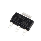 50/100Pcs AMS1117-1.2V 1.5V 1.8V 2.5V 3.3V ADJ SOT-223 SOT-89 AMS1117CD-5.0 TO-252 Adjustable/Fixed Low Dropout Linear Regulator