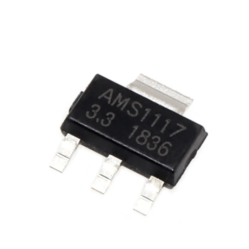 50/100Pcs AMS1117-1.2V 1.5V 1.8V 2.5V 3.3V ADJ SOT-223 SOT-89 AMS1117CD-5.0 TO-252 Adjustable/Fixed Low Dropout Linear Regulator