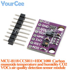 2pcs/1pc MICS-6814 Nitrogen Carbon Gas Sensor Air Quality CO NO2 NH3 TGS2600 CCS811 BME680 Temperature Humidity Height Detection