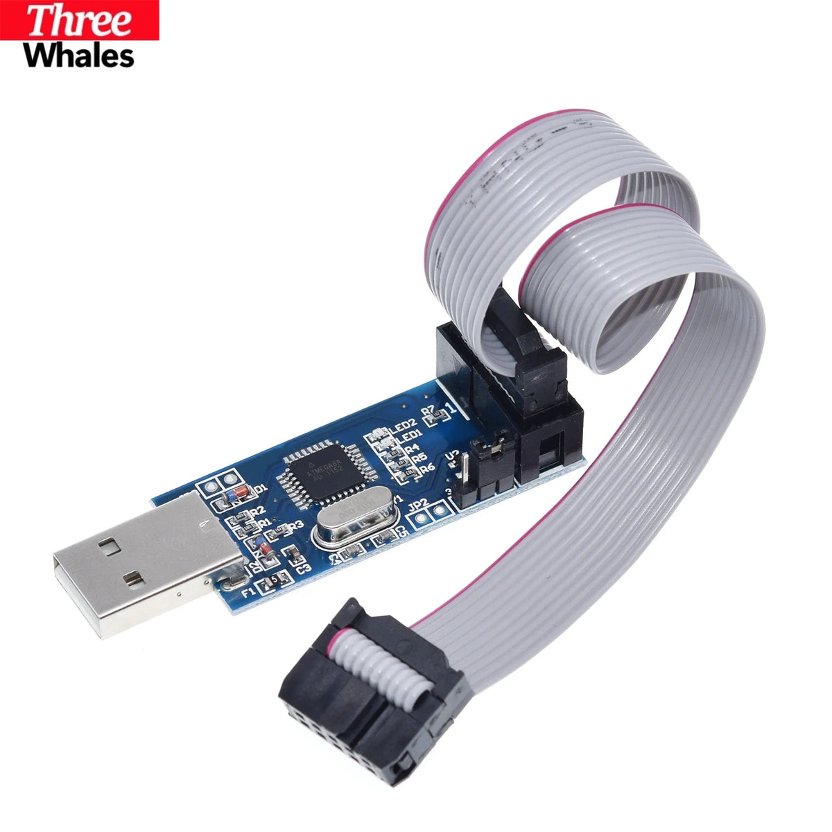 THR 1PCS USBASP USBISP AVR Programmer USB ISP USB ASP ATMEGA8 ATMEGA128 Support Win7 64