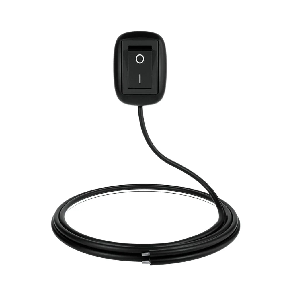 Universal Power Off Switch 60cm/100cm Car Button Switch DC 12V/24V Battery Disconnect Switch for Fog Lamp Neon Lights