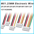10PCS SH1.0 MX1.25 ZH1.5 PH2.0 XH2.54 Electronic Wire Cable Connector 2/3/4/5/6/7/8/9/10/12 Pin Plug 10CM/20cm/30CM Wire Length